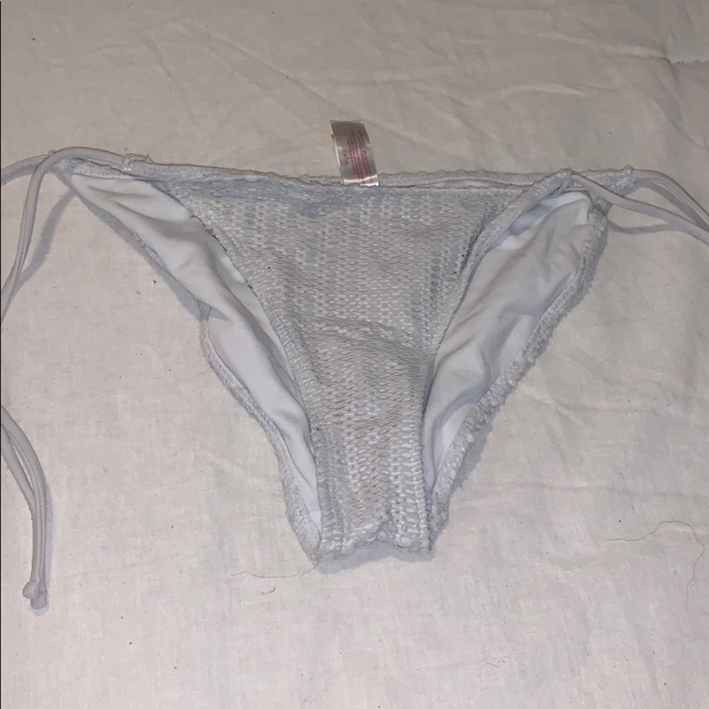 White swimsuit bottoms